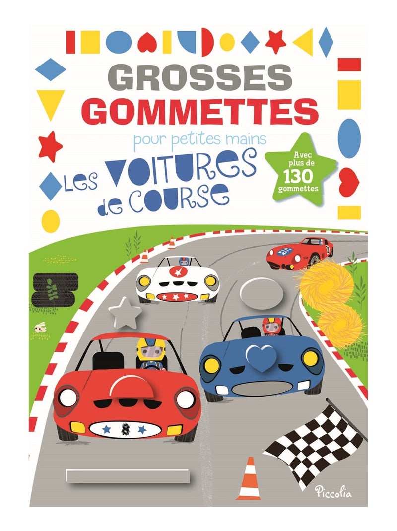 Grosses gommettes les voitures de course N/A - Kiabi