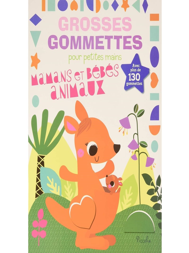 Grosses gommettes Mamans et bébés animaux N/A - Kiabi