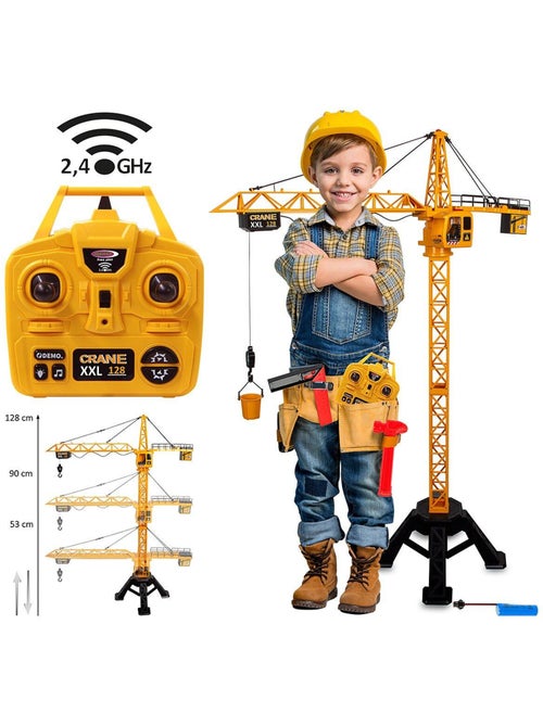 Grue à tour xxl télécommandée 128 cm - Kiabi