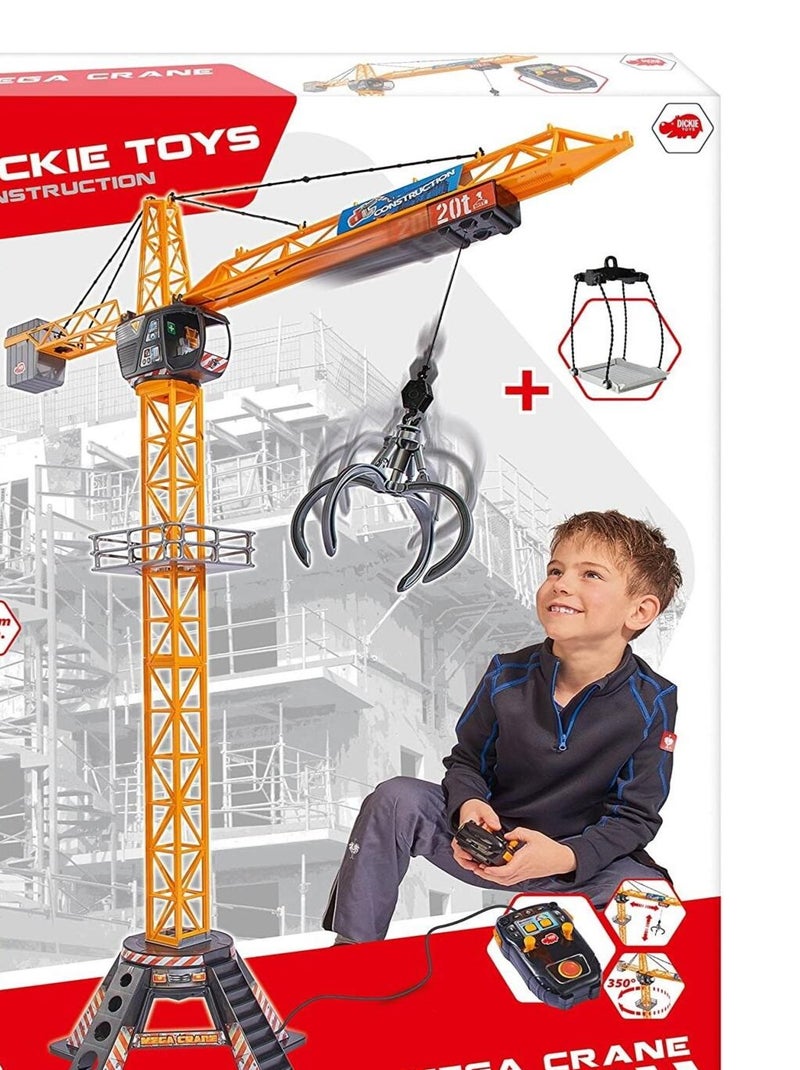 Grue Mega Crane de 120 cm avec télécommande à fil N/A - Kiabi