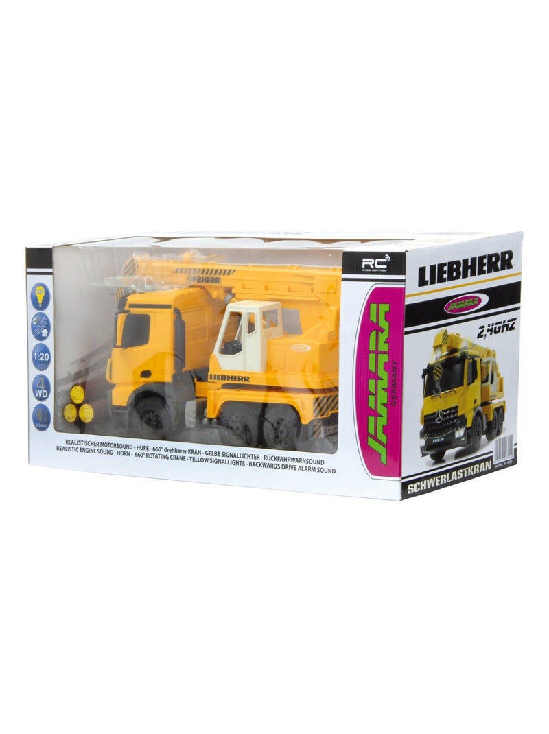 Miniature Mercedes-Benz L319 NZG 1/43 – Modèle D'exposition Liebherr Super Détaillé