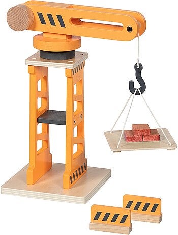 Grue pivotante en bois