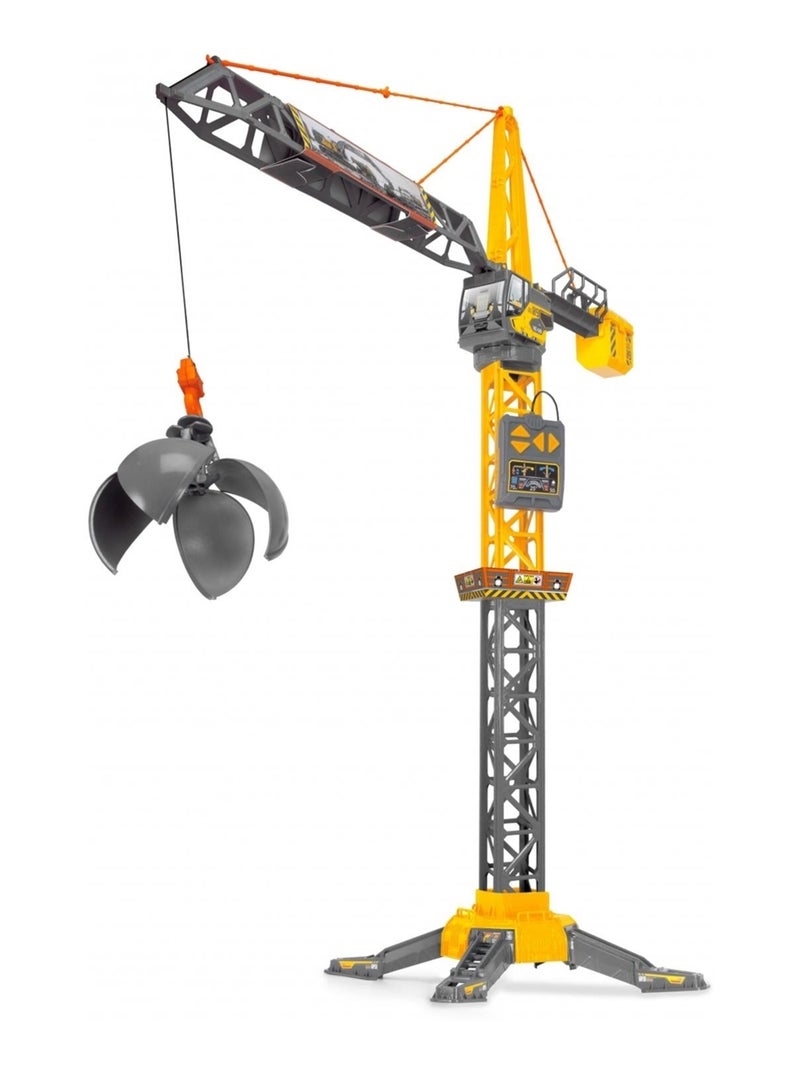 Grue radio commandée Mighty Crane Jaune - Kiabi
