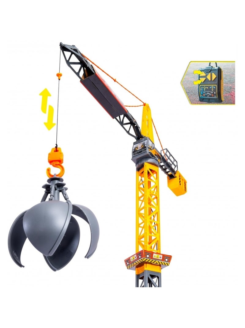 Grue radio commandée Mighty Crane Jaune - Kiabi