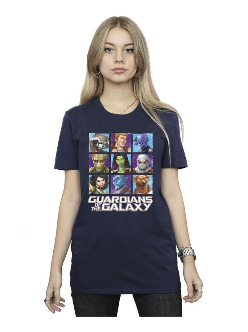 Guardians Of The Galaxy - T-shirt Bleu marine - Kiabi