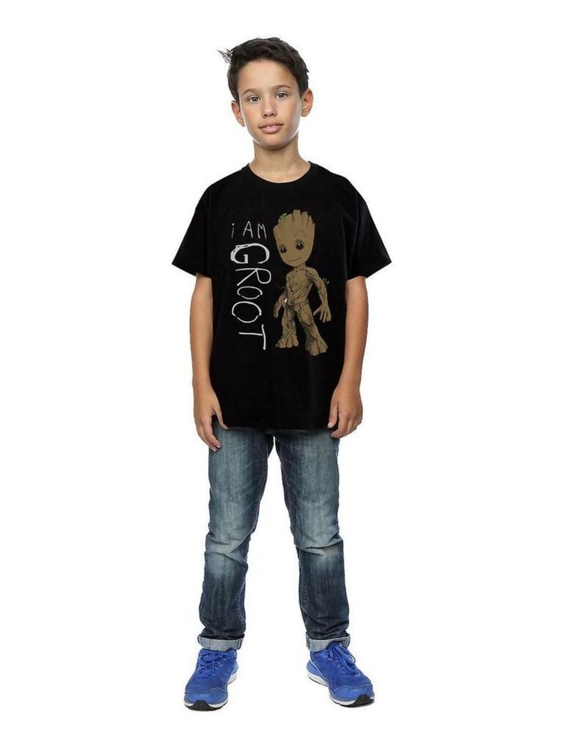 Guardians Of The Galaxy - T-shirt GROOT Noir - Kiabi