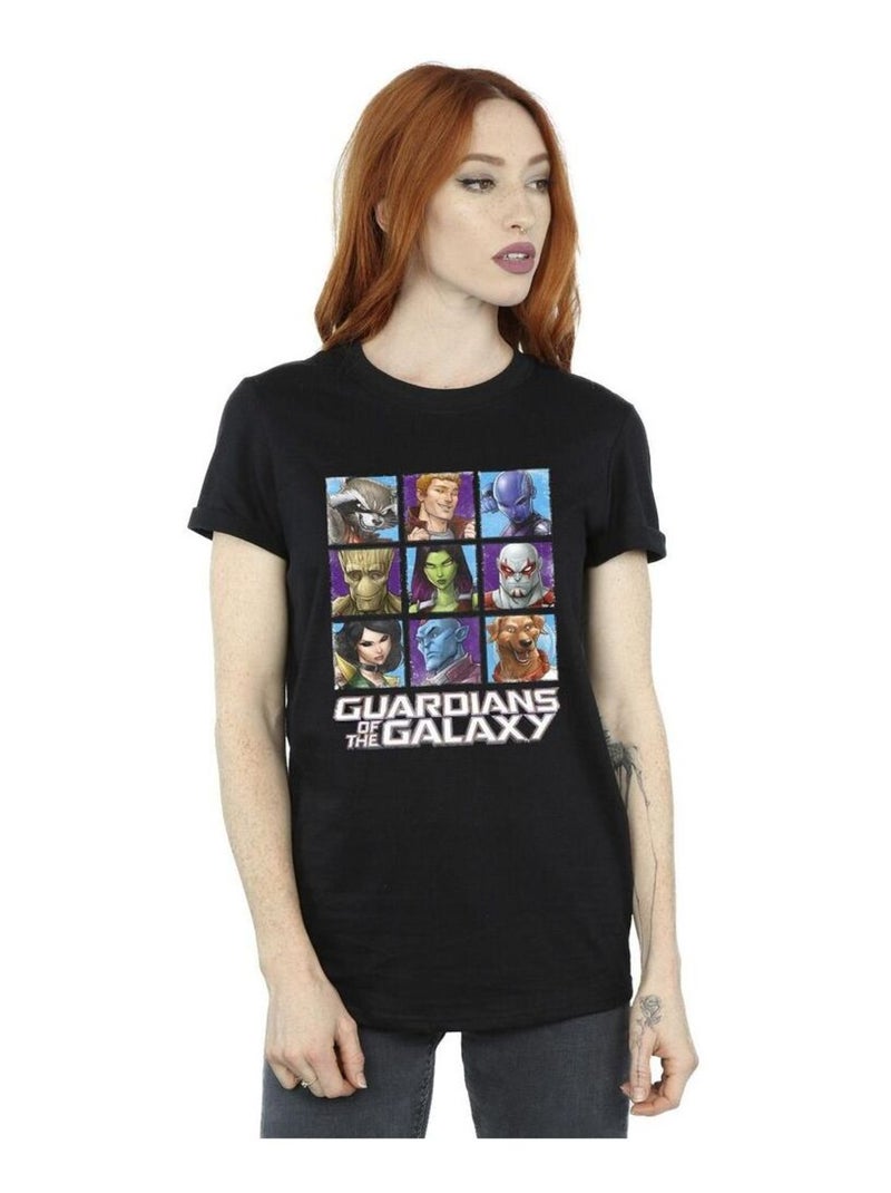 Guardians Of The Galaxy - T-shirt Noir - Kiabi
