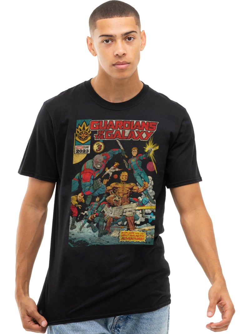 Guardians Of The Galaxy - T-shirt Noir - Kiabi