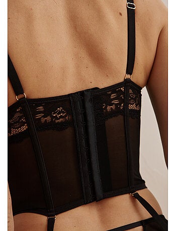 Guêpière à coques Lya