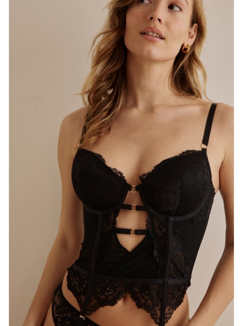 Guêpière à coques Lya - Kiabi