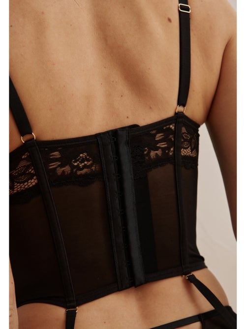 Guêpière à coques Lya - Kiabi