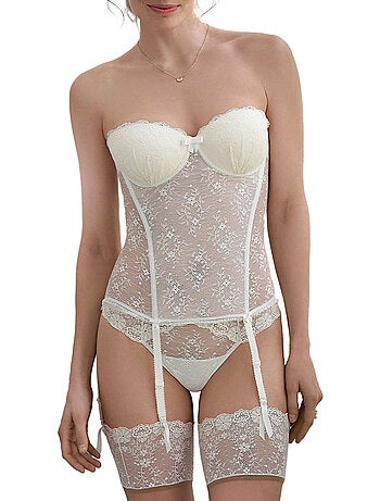 Guépière push-up Olivia mariage