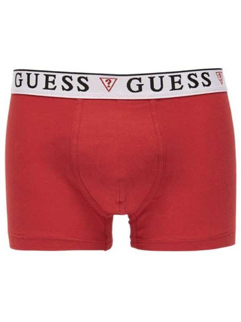 Guess - Boxers Marine/Rouge - Kiabi