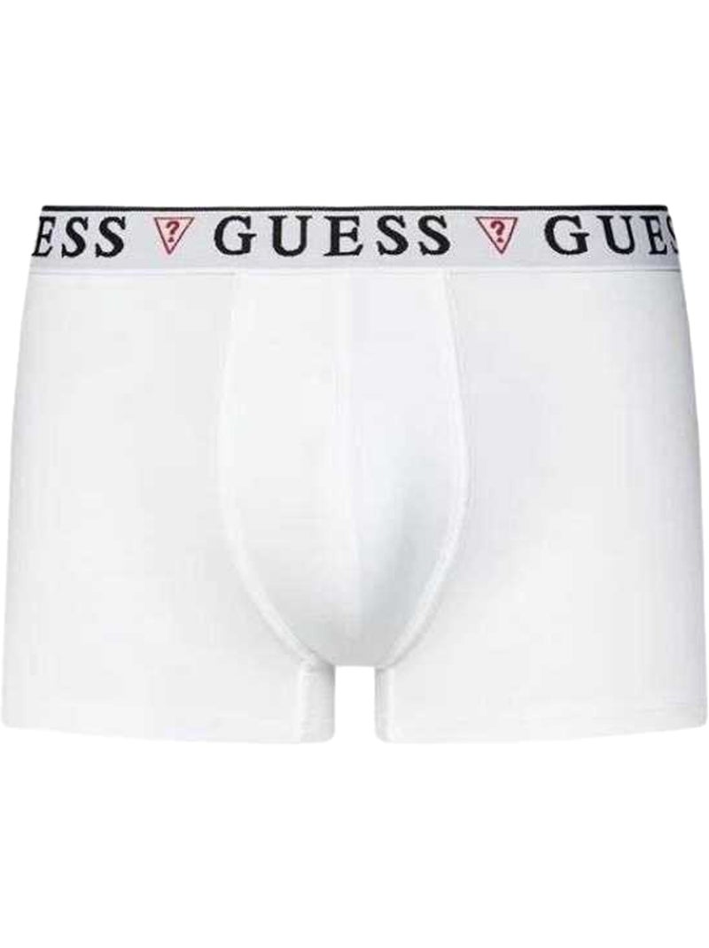 Guess - Boxers motif/style logo Blanc - Kiabi