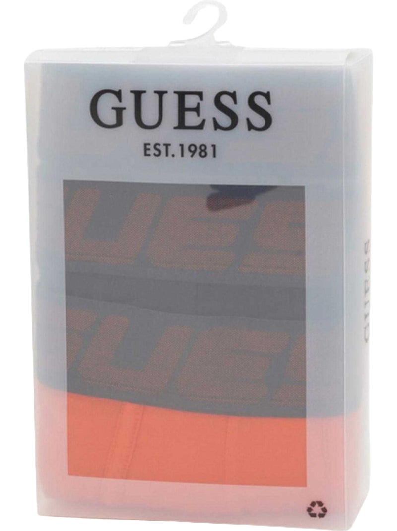Guess - Boxers motif/style logo Orange - Kiabi