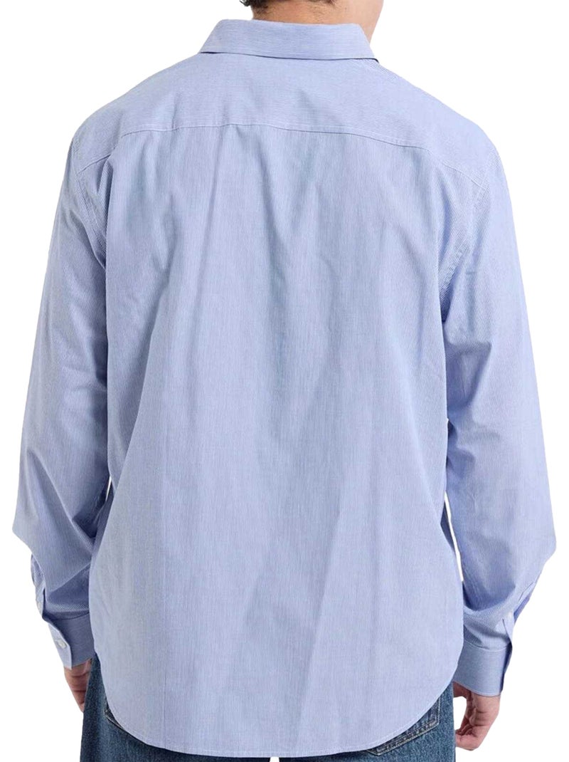 Guess - Chemise motif/style rayé Bleu Blanc - Kiabi