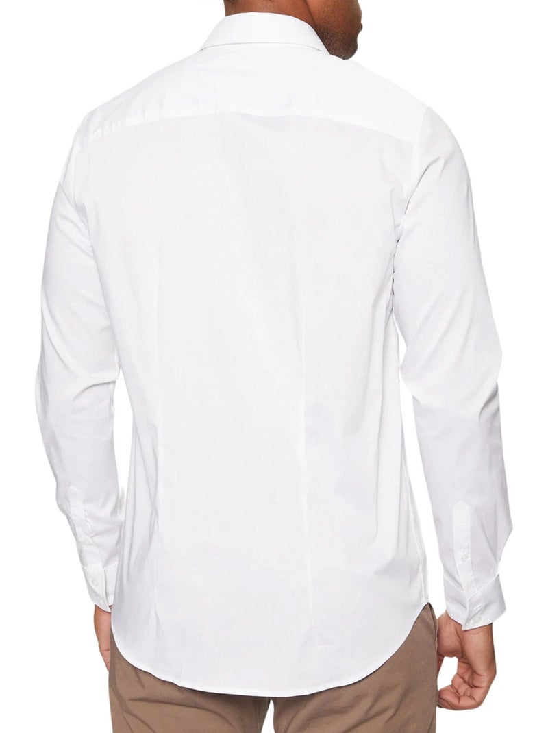 Guess - Chemise motif/style uni Blanc - Kiabi