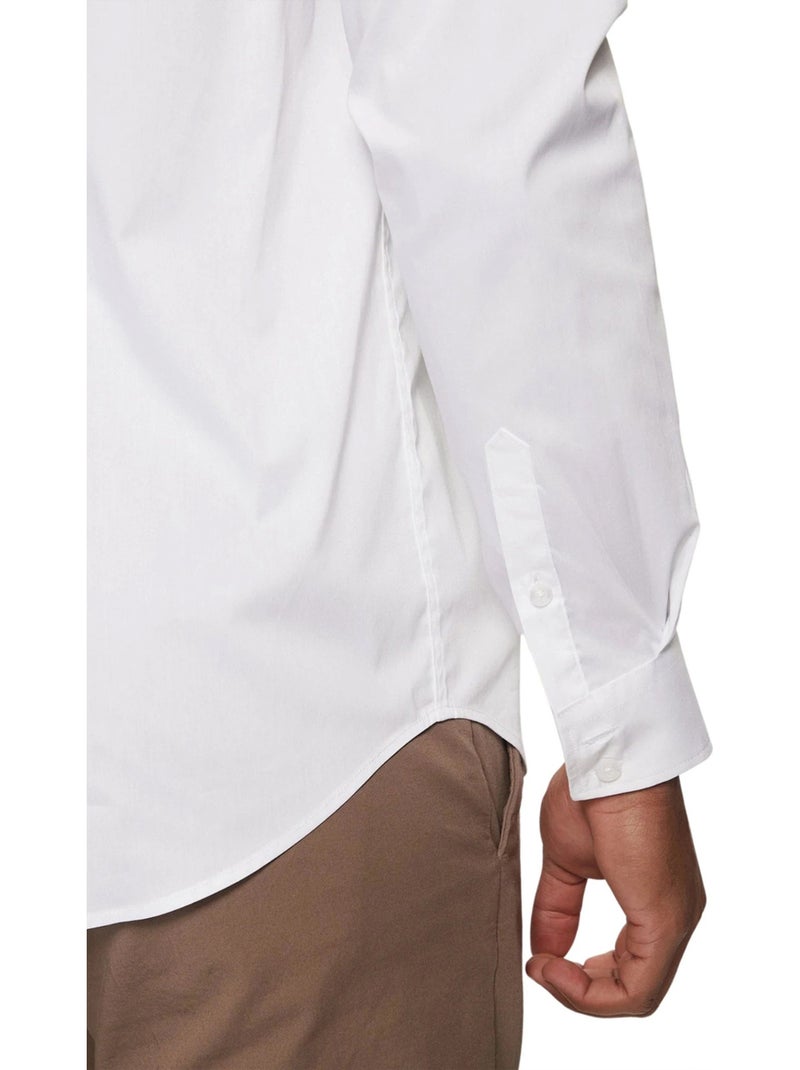 Guess - Chemise motif/style uni Blanc - Kiabi