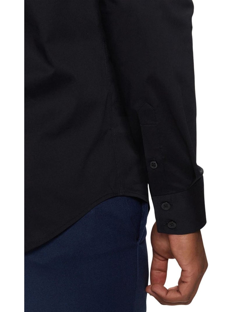 Guess - Chemise motif/style uni Bleu marine - Kiabi