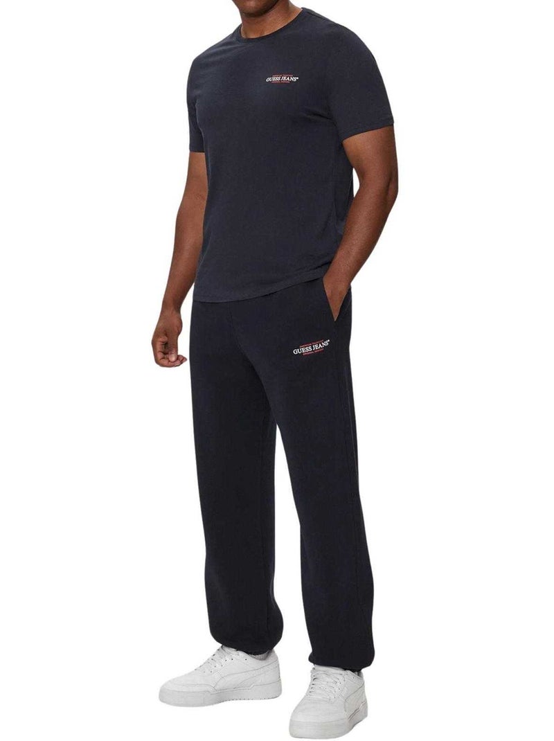 Guess - Pantalon de jogging motif/style logo Bleu marine - Kiabi