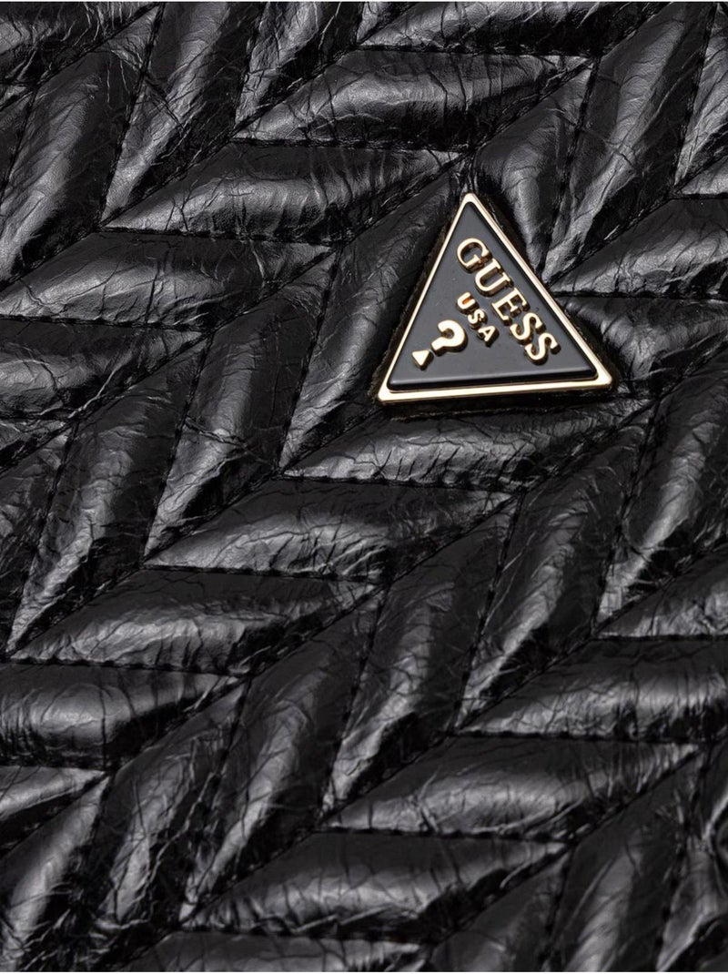 Guess - Sac à main motif/style Chevron Noir - Kiabi