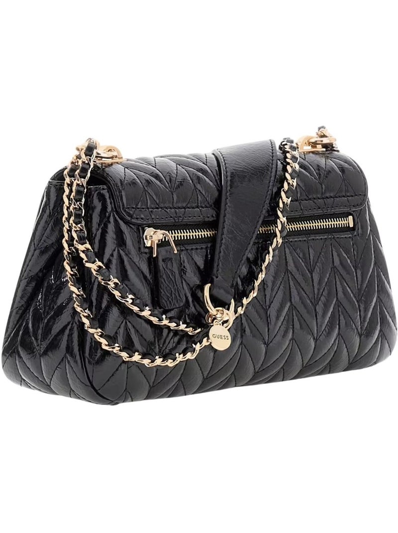 Guess - Sac à main motif/style Chevron Noir - Kiabi