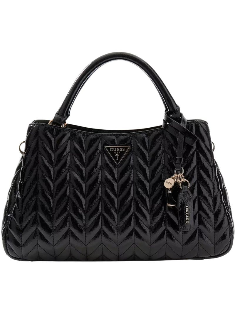 Guess - Sac à main motif/style Chevron Noir - Kiabi