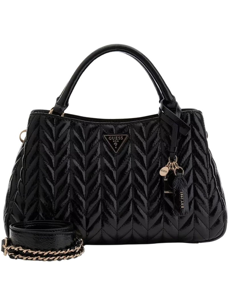 Guess - Sac à main motif/style Chevron Noir - Kiabi