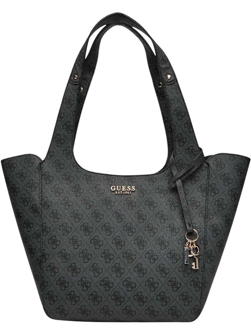 Guess - Sac à main motif/style logo CALISTA Noir - Kiabi