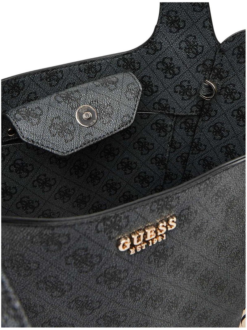 Guess - Sac à main motif/style logo CALISTA Noir - Kiabi