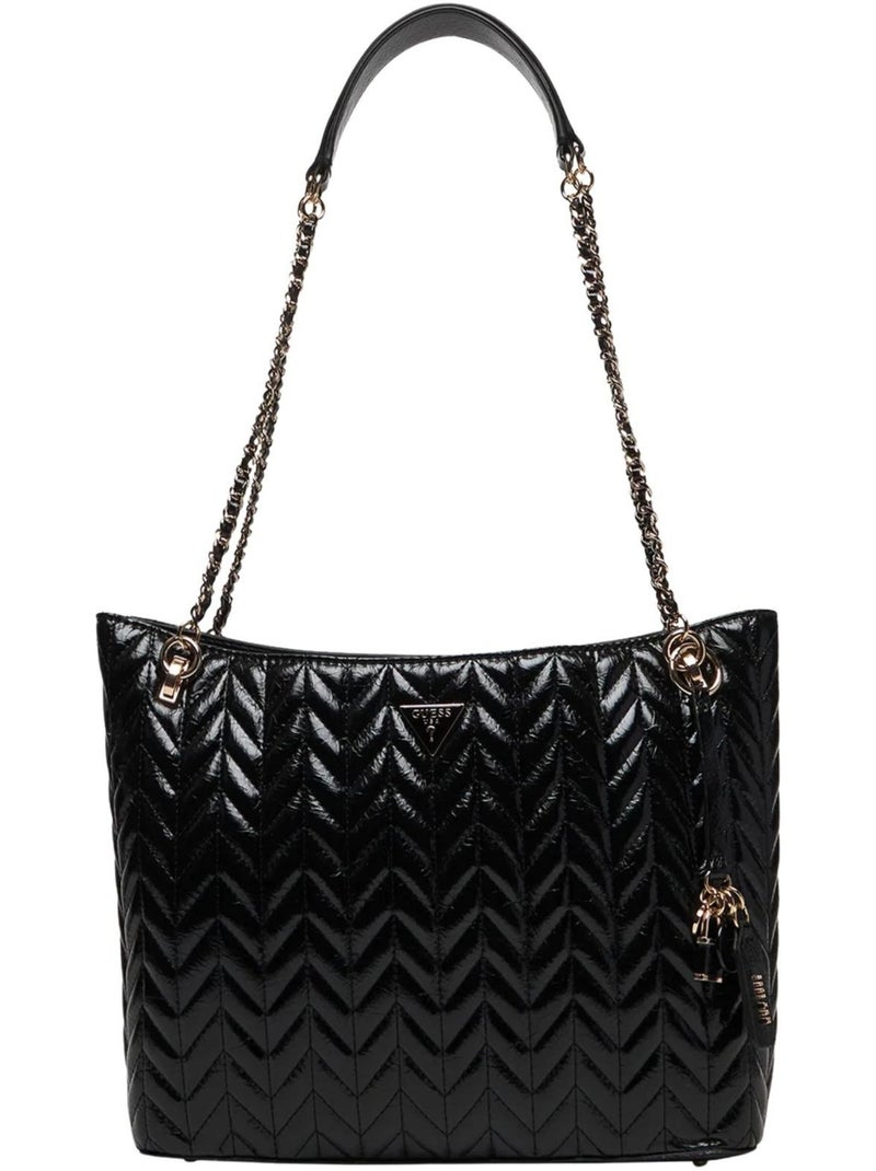 Guess - Sac à main motif/style matelassé Noir - Kiabi