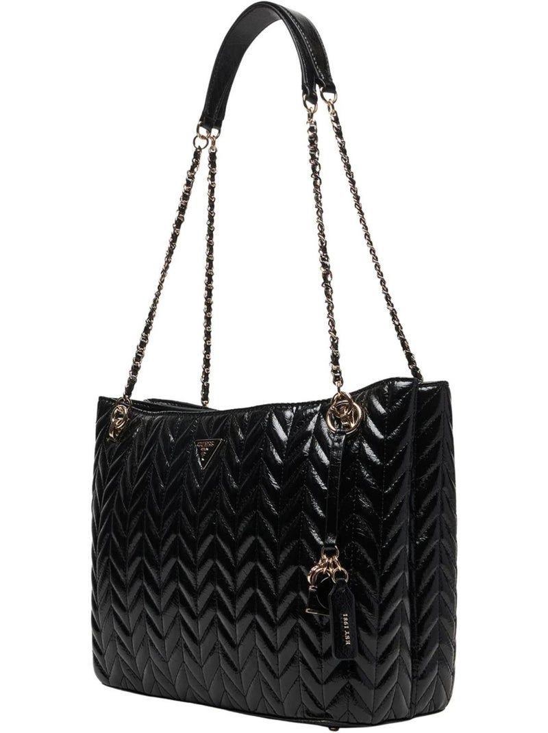 Guess - Sac à main motif/style matelassé Noir - Kiabi
