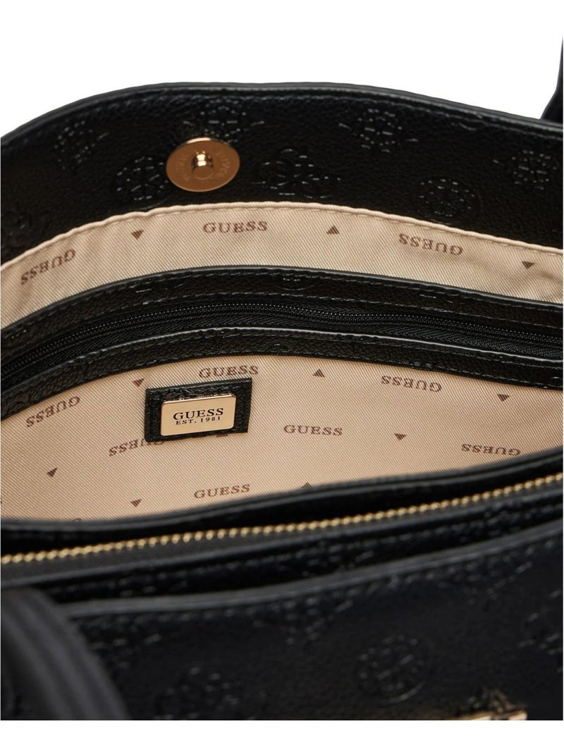 Guess - Sac à main motif/style monogramme Noir - Kiabi
