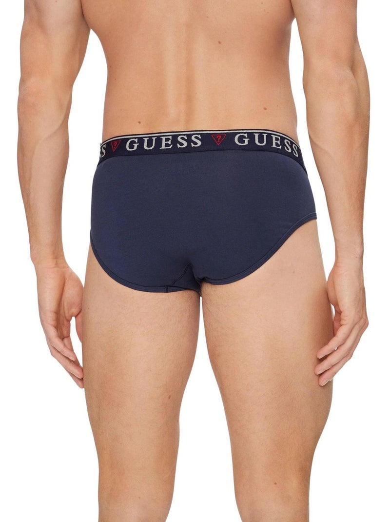Guess - Slips motif/style logo Bleu - Kiabi