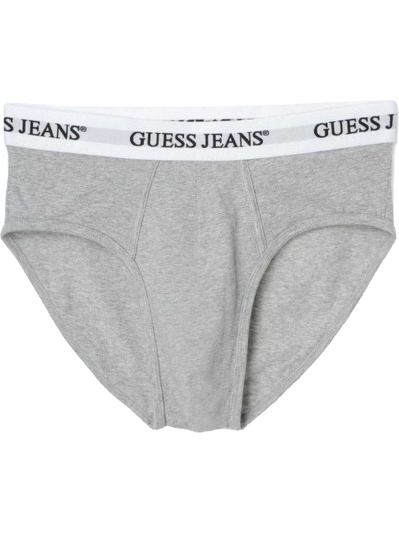 Guess - Slips motif/style logo Gris - Kiabi