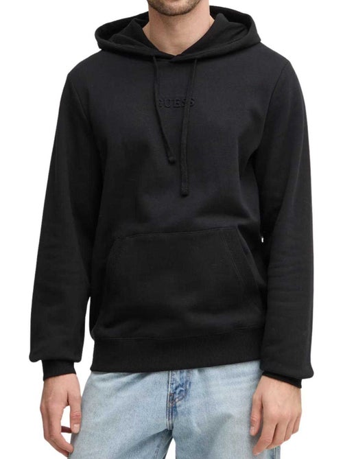Guess - Sweat à capuche motif/style En relief - Kiabi
