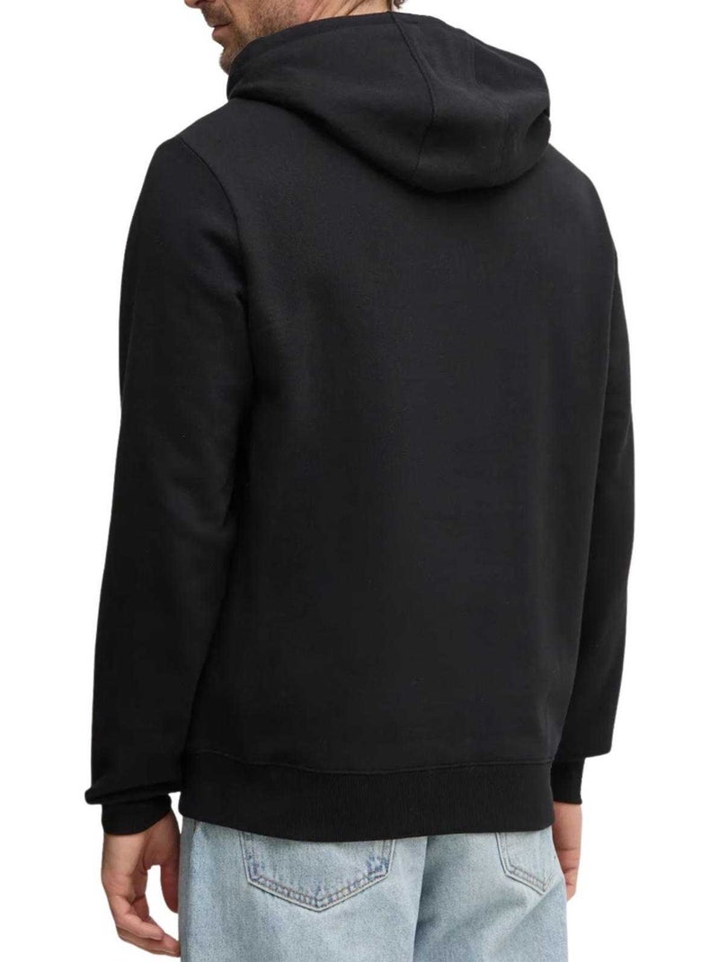 Guess - Sweat à capuche motif/style En relief Noir - Kiabi