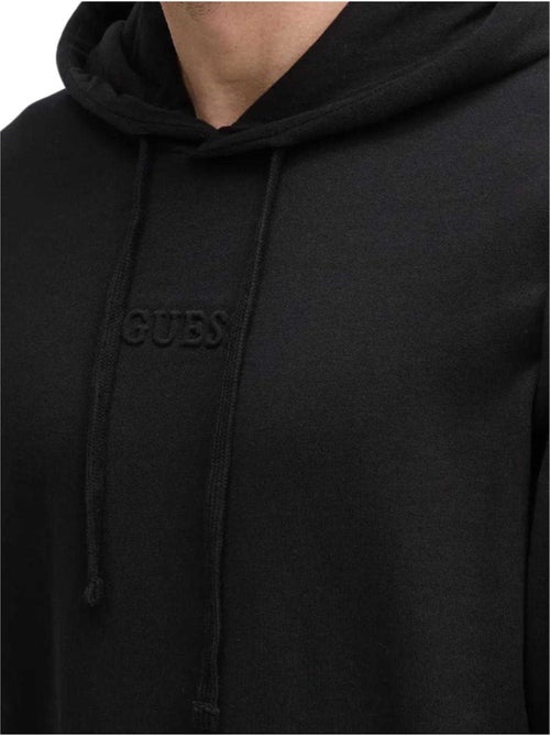 Guess - Sweat à capuche motif/style En relief - Kiabi