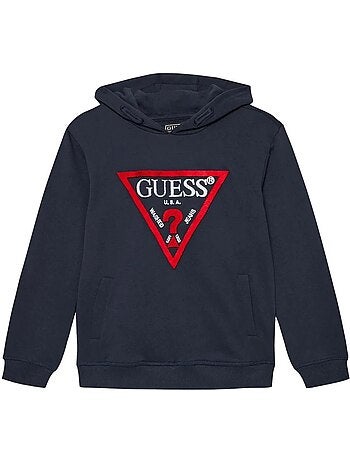 Guess - Sweat à capuche motif/style logo