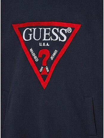 Guess - Sweat à capuche motif/style logo