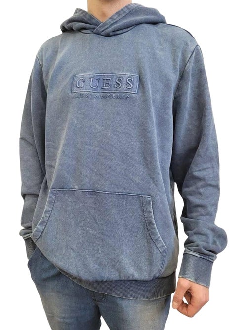 Guess - Sweat à capuche motif/style Logo brodé - Kiabi