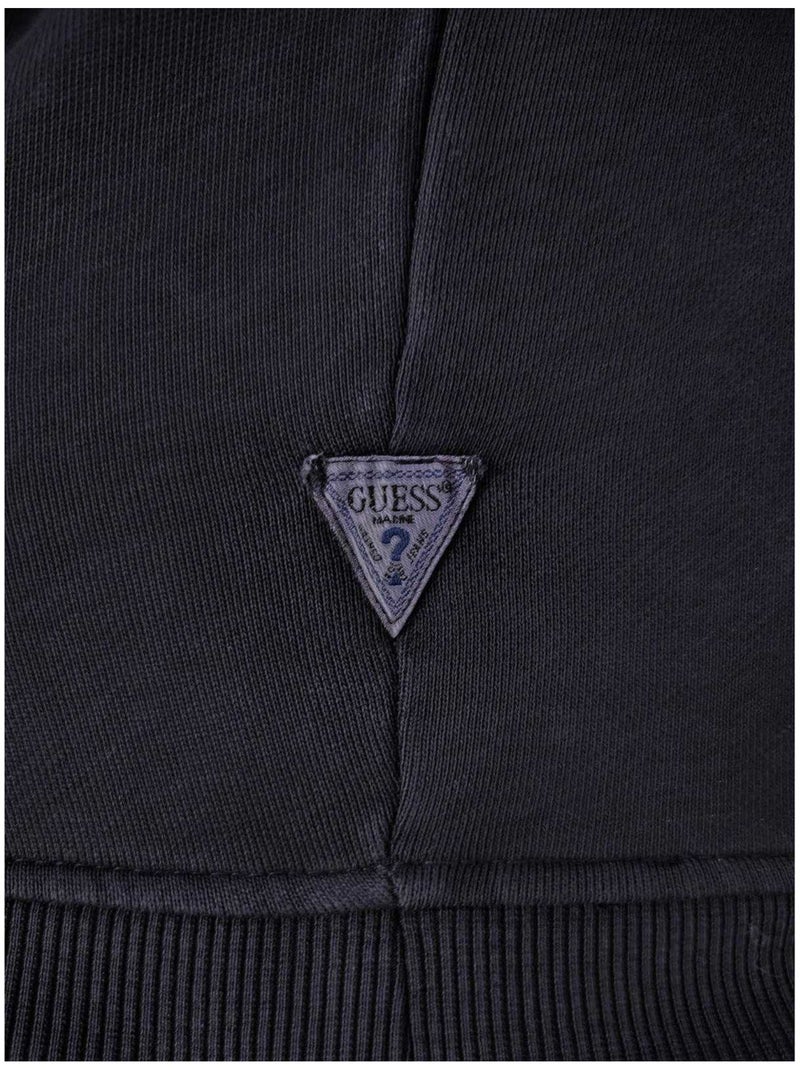 Guess - Sweat à capuche motif/style Logo brodé Noir - Kiabi