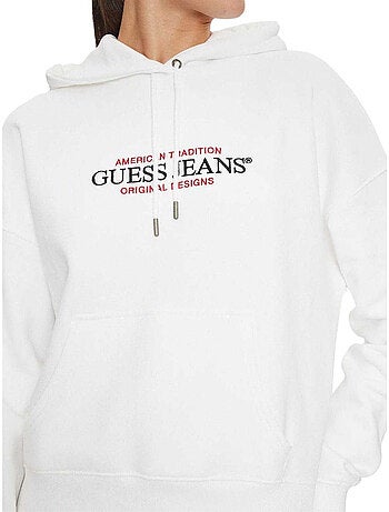 Guess - Sweat à capuche motif/style logo JEANS