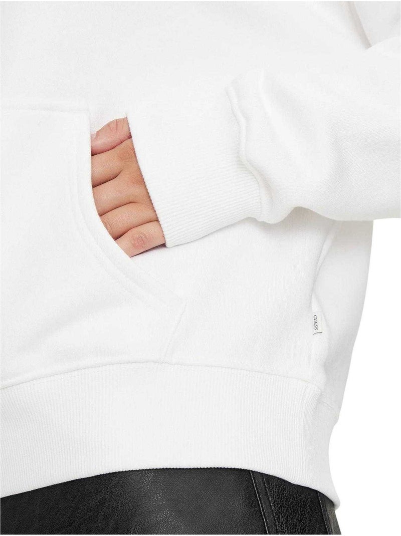 Guess - Sweat à capuche motif/style logo JEANS Blanc - Kiabi