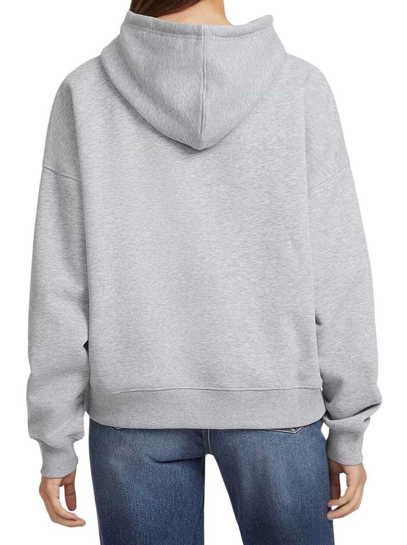 Guess - Sweat à capuche motif/style logo JEANS Gris - Kiabi