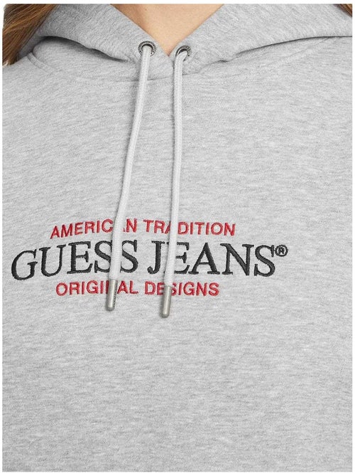 Guess - Sweat à capuche motif/style logo JEANS - Kiabi Guess - Sweat à capuche motif/style logo JEANS - Kiabi
