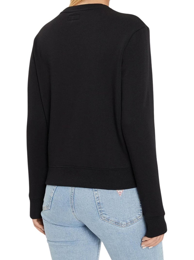 Guess - Sweat motif/style Logo brodé Noir - Kiabi