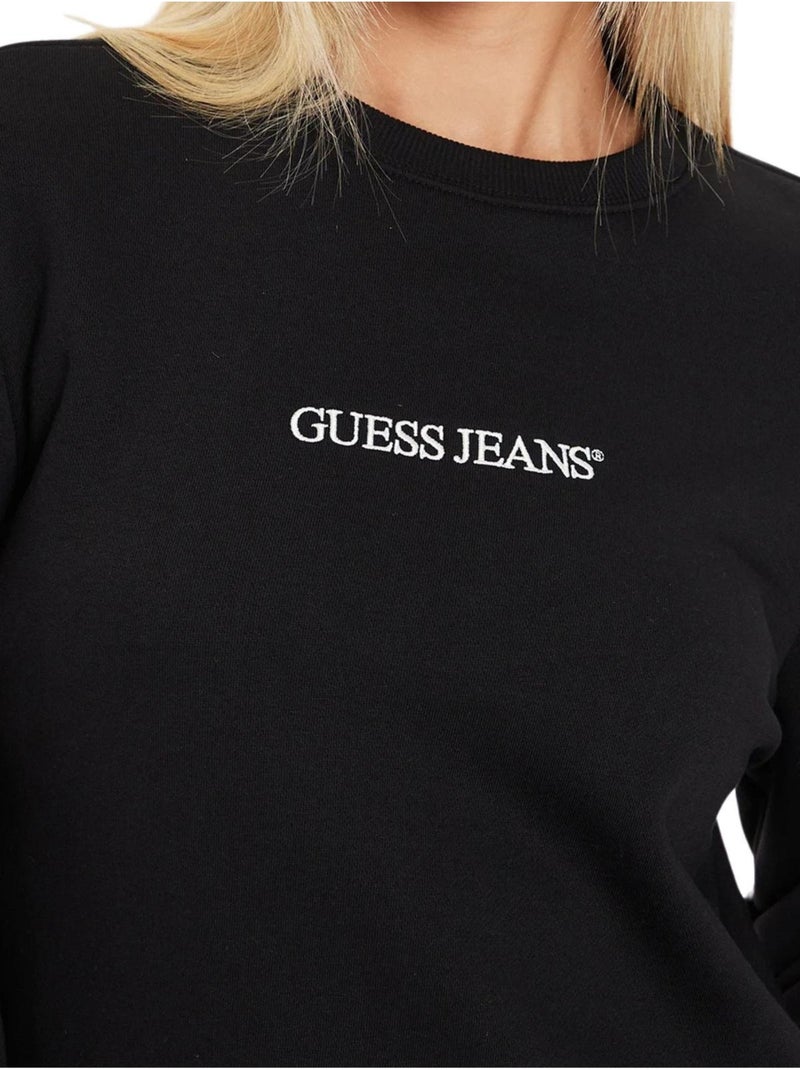 Guess - Sweat motif/style Logo brodé Noir - Kiabi