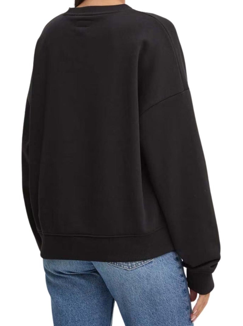 Guess - Sweat motif/style Triangle Noir - Kiabi
