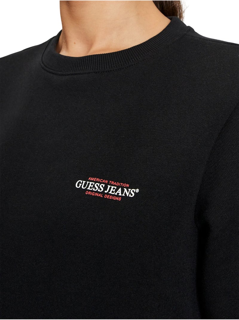 Guess - Sweat motif/style uni Noir - Kiabi